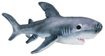 Peluche requin jouet doux 45cm pour enfants multicolore