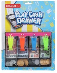 Tiroir-caisse jouet avec billets et pièces - jeu de rôle éducatif