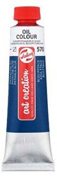Peinture à l'huile Tube 40ml Bleu Phtalo 570 pour projets créatifs
