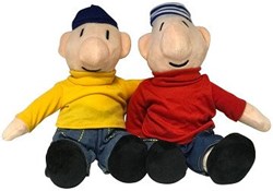 Buurman & Buurman ensemble de peluches - 35cm - personnages célèbres