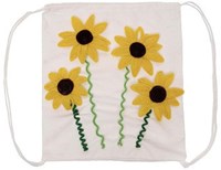 Colorations sac de sport en coton durable 35x34 cm lot de 5 pièces