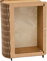 Hobbygroep diorama décoration de Noël MDF 19x10,3x25 cm boîte déco