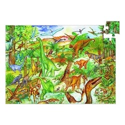 Djeco Dinosaures 100 pcs + livret