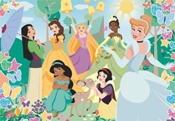 Clementoni puzzle Disney Princess - effet pailleté - 104 pièces carton