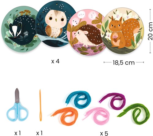 Djeco Petit pas avec fil - Jouet en bois FSC MIX pour tout-petits-3
