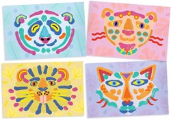 Djeco kit de peinture symétrie - set créatif pour enfants