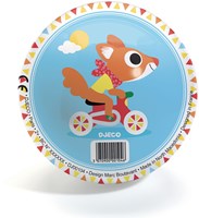 Djeco balle Cute race Ball - Petite balle de jeu animaux 12 cm-2