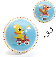 Djeco balle Cute race Ball - Petite balle de jeu animaux 12 cm-3