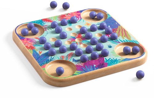 Djeco jeu en bois Solitaire - jouet durable FSC 100%