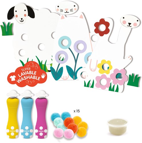 Djeco kit créatif coloriage - activité créative pour enfants-3