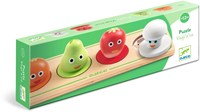 Djeco puzzle en bois - jouet pour tout-petits Vegi'n'Co avec gros boutons-2