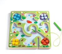 Djeco jeu éducatif en bois FrogyMaze - FSC 100% tri magnétique-2