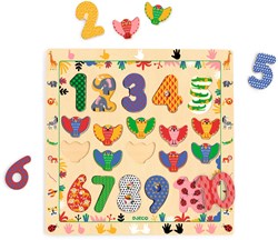 Djeco puzzle éducatif apprendre à compter 1-10 jouet coloré