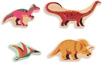Djeco puzzle en bois dinosaure - jouet éducatif FSC 100%-3