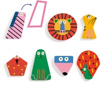 Djeco puzzle en bois jouet - Puzzlo Geo - FSC 100% durable-3