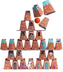 Djeco château jouet Castle Rock - set de jeu en bois FSC MIX