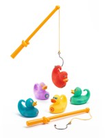 Djeco jeu d'adresse Ducky Fishing ducks - Jeu de pêche pour enfants