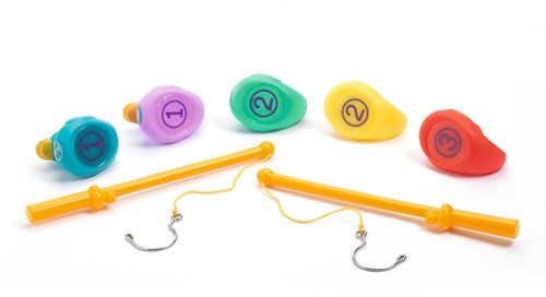 Djeco jeu d'adresse Ducky Fishing ducks - Jeu de pêche pour enfants-2