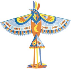 Djeco cerf-volant Maxi Bird jouet oiseau géant coloré