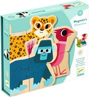 Djeco magnets en bois Mixanimo - jouet éducatif FSC 100% animaux-3