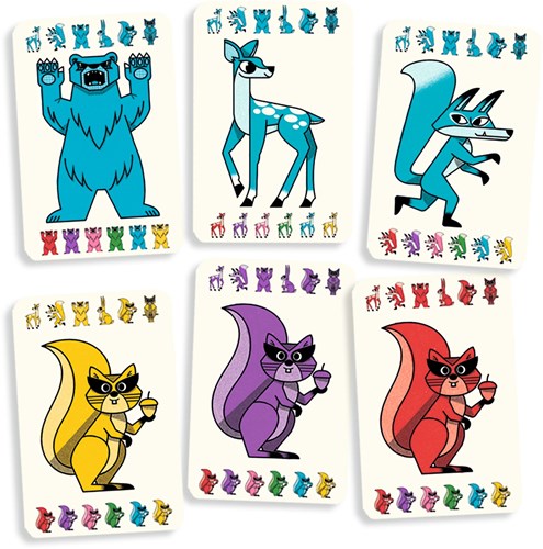 Djeco jeu de cartes Mix Family - FSC MIX stratégie de jeu de familles