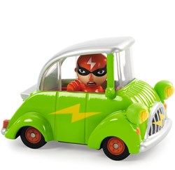 Djeco voiture jouet Green flash - voiture de course en métal pour enfants