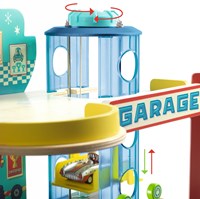 Djeco garage en bois Crazy Motors - jouet FSC 100% avec ascenseur-2