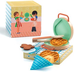Djeco set gaufrier jouet - cuisine en bois FSC certifié