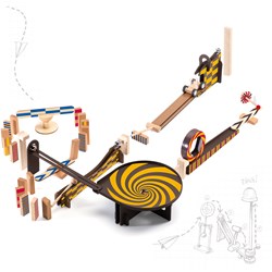 Djeco jouet en bois Zig & Go - Wroom - 45 pièces set de construction FSC