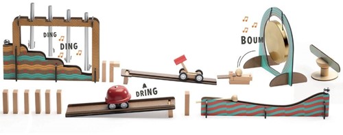 Djeco Jeu d'action et de réaction 'Zig & Go' - Musique - 52 pcs.-2