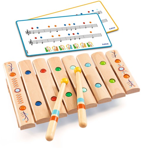 Djeco xylophone jouet instrument de musique pour enfants-2