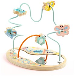 Djeco jouet bébé labyrinthe de perles Baby Loopi FSC 100% durable