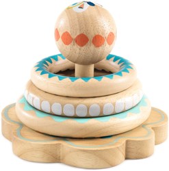 Djeco jouet d'empilage en bois BabyHoopi pour bébés et tout-petits