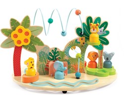 Djeco table d'activités jungle Multi Big table de jeu en bois