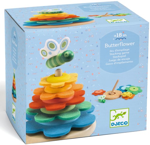 Djeco jouet papillon Butterflower - jouet coloré pour enfants-3