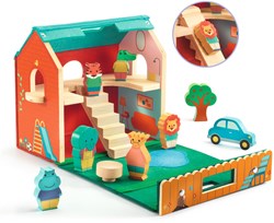 Djeco jouet bébé SoftiHouse maison douce et colorée