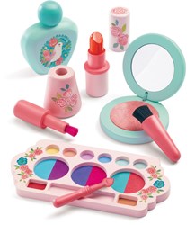 Djeco Coffret Maquillage - Set de maquillage en bois pour enfants - Bird