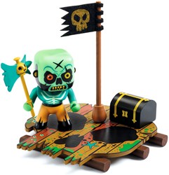 Djeco figurine de jeu Arty Toys Skullapic pirate radeau
