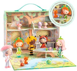 Djeco maison de poupées en bois Maison des bois Sylvia & fox - FSC MIX
