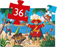 Djeco Le pirate et son trésor - 36 pcs-2