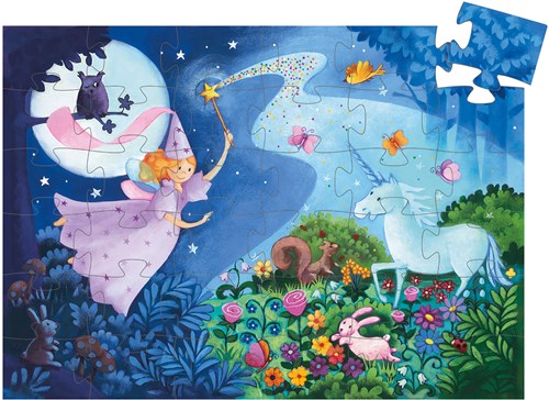 Djeco La fée et la licorne - 36 pcs