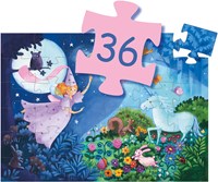 Djeco La fée et la licorne - 36 pcs-2