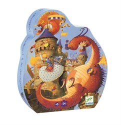 Djeco Vaillant & les dragons - 54 pcs