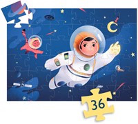 Djeco puzzle astronaute lune 36 pièces carton FSC puzzle enfant-2