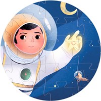 Djeco puzzle astronaute lune 36 pièces carton FSC puzzle enfant-3