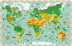 Djeco Tour du monde 200pcs + livret