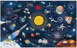 Djeco puzzle espace 200 pièces avec livret - jouet éducatif