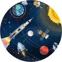 Djeco puzzle espace 200 pièces avec livret - jouet éducatif-3