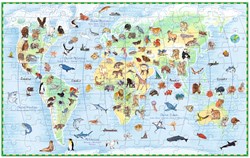 Djeco Animaux du monde 100pcs + livret
