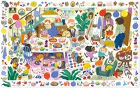 Djeco puzzle anniversaire - puzzle d'observation 54 pièces enfants